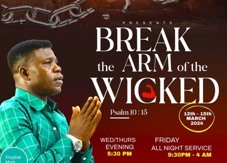 Break the arm of the wicked